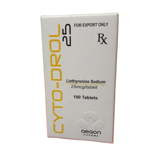 Cyto-Drol 25Mcg Liothyronine Sodium Tablets - Drug Type: General Medicines