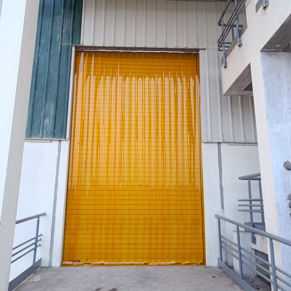 Fedon Anti Insect Pvc Strip Curtain 3mm X 200mm Non Phthalate, Yellow Transparent Strips - Dimension (L*w*h): 3*200 Millimeter (Mm)