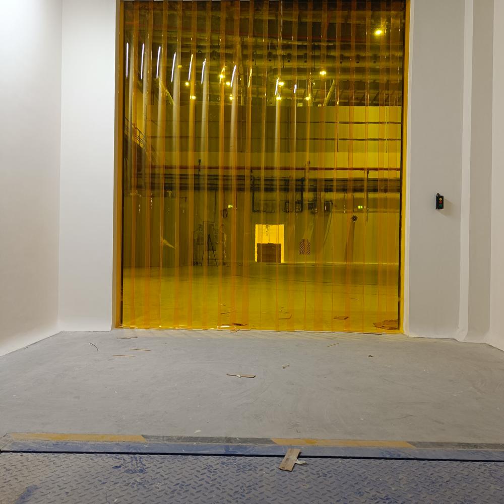 Fedon Anti Insect PVC Strip Curtain 3mm x 200mm Non Phthalate, Yellow Transparent Strips