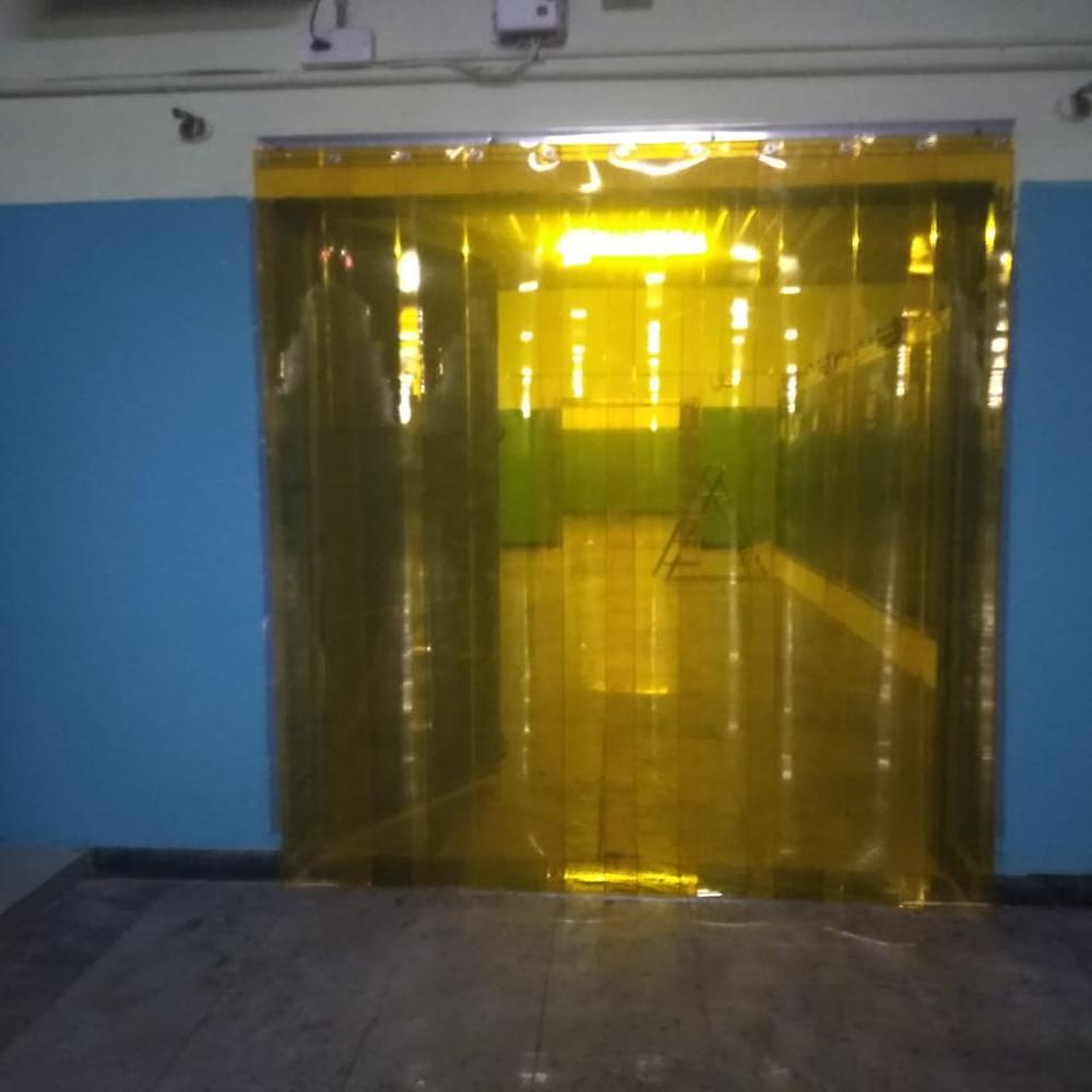 Fedon Anti Insect PVC Strip Curtain 3mm x 200mm Non Phthalate, Yellow Transparent Strips