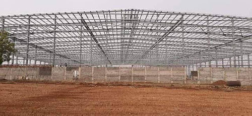 Industrial Metal Shed - Color: As Per Requirement