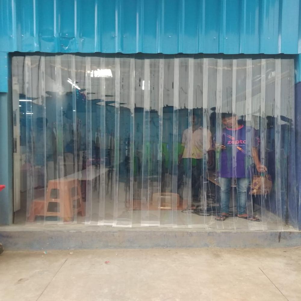 Fedon Tinted Blue Clear Transparent PVC Strip Curtain 3 mm x 200mm (Non-Phthalate)