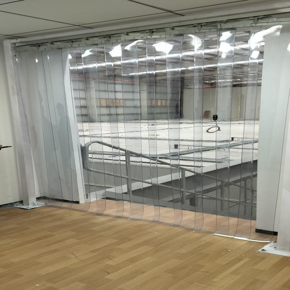 Fedon Tinted Blue Clear Transparent PVC Strip Curtain 3 mm x 200mm (Non-Phthalate)