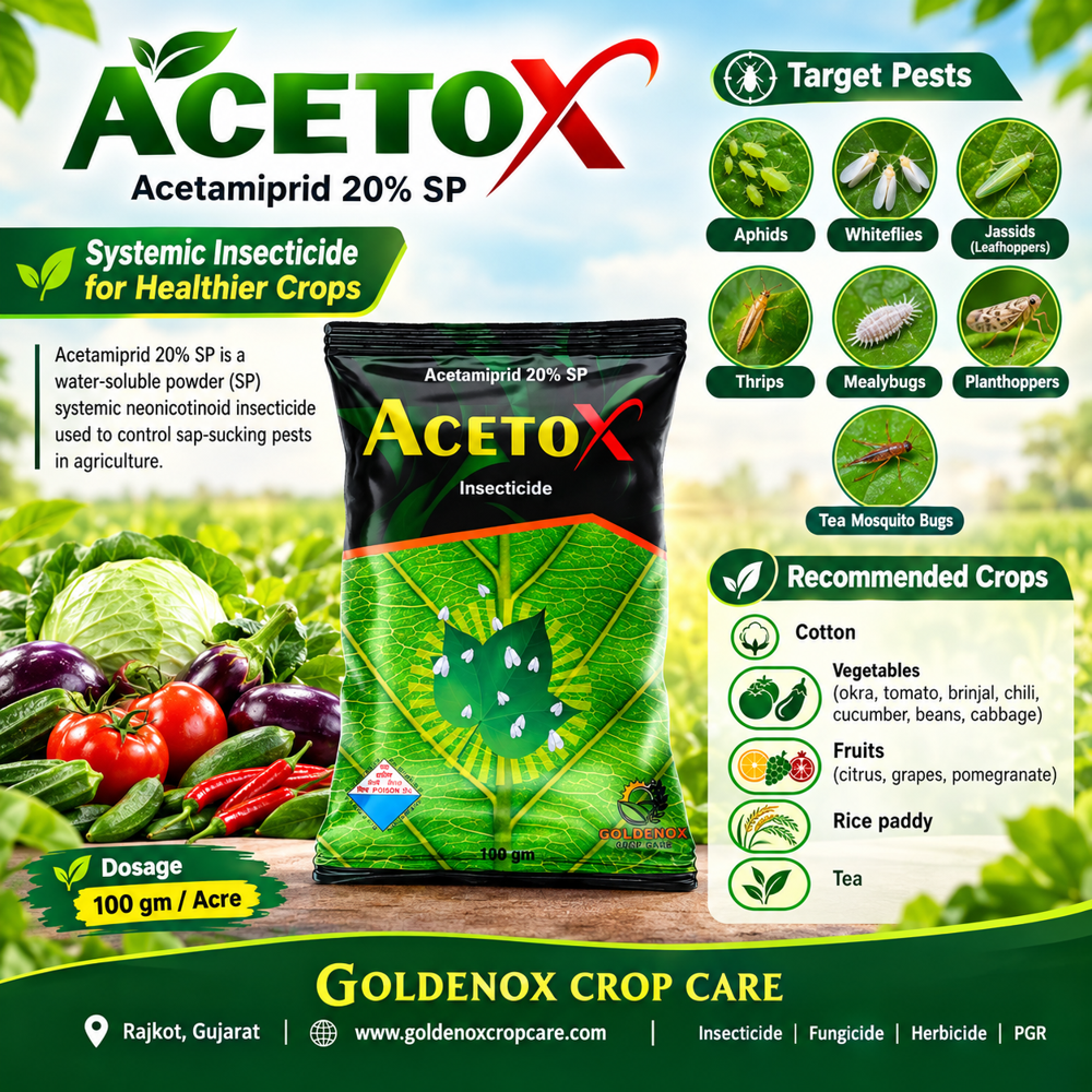 Acetamiprid 20 % Sp - Application: Agriculture