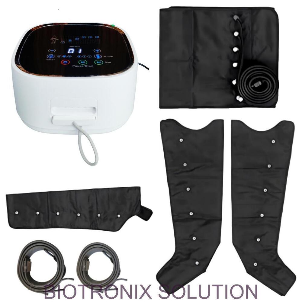 6 Chamber Digital Air Compression DVT Pump with Leg, Arm and Waist Attachments