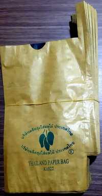 K1022  Yellow 18x28cm  Fruit Protection Bags - Material: Kraft Paper