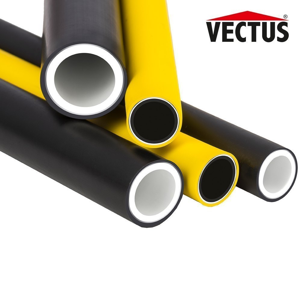 Aluminium Composit Pipe Line - Color: Yellow & Black