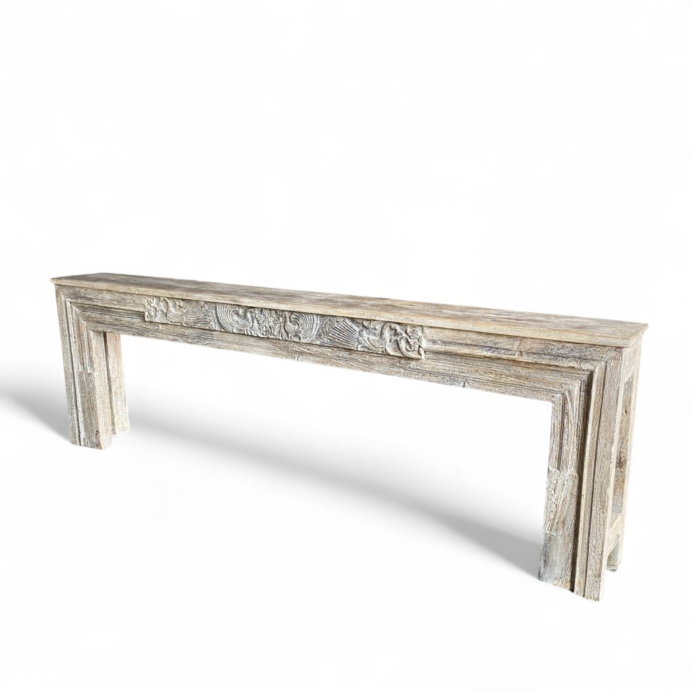 ANTIQUE WOODEN CONSOLE TABLE