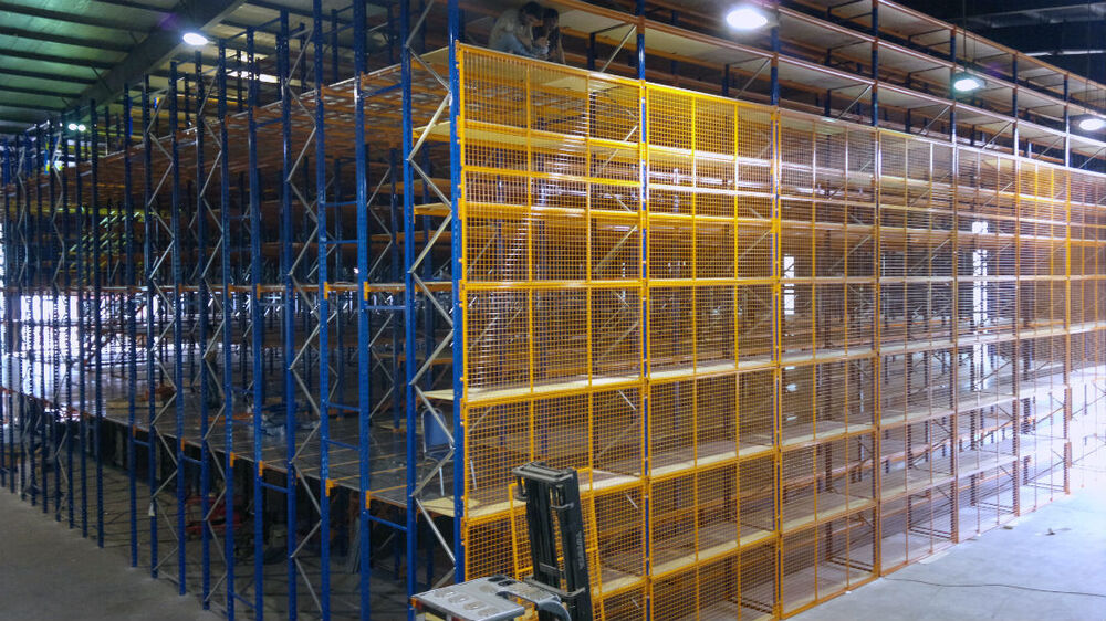 Multi-Tier Long Span Shelving System - Color: Multicolor