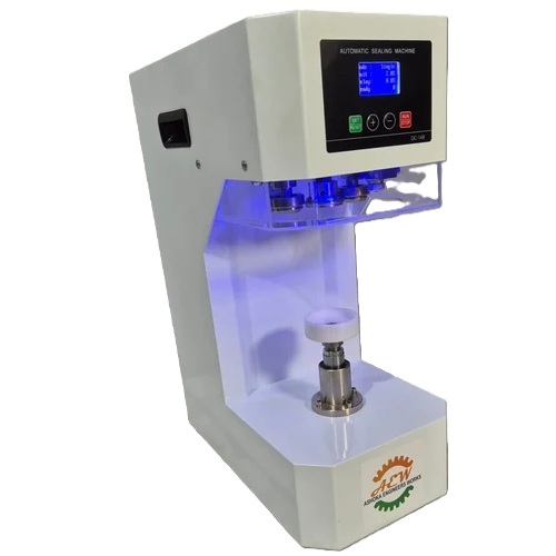 Digital Can Sealing Machine - Color: White & Black
