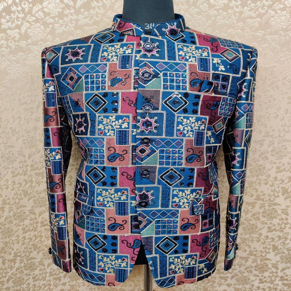 Bandhgala Jodhpuri Suit - Color: Maroon