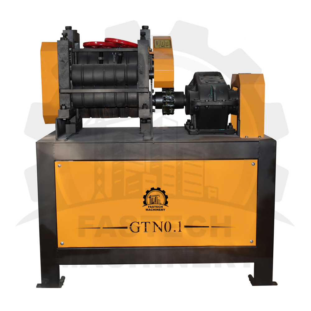 Round Bar Straightening Machine - Color: Yellow