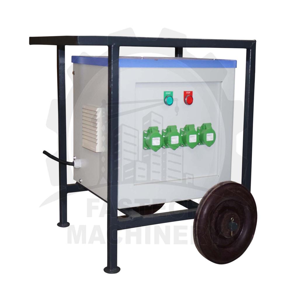 4 Outlets High Frequency Converter With Trolley - Color: White