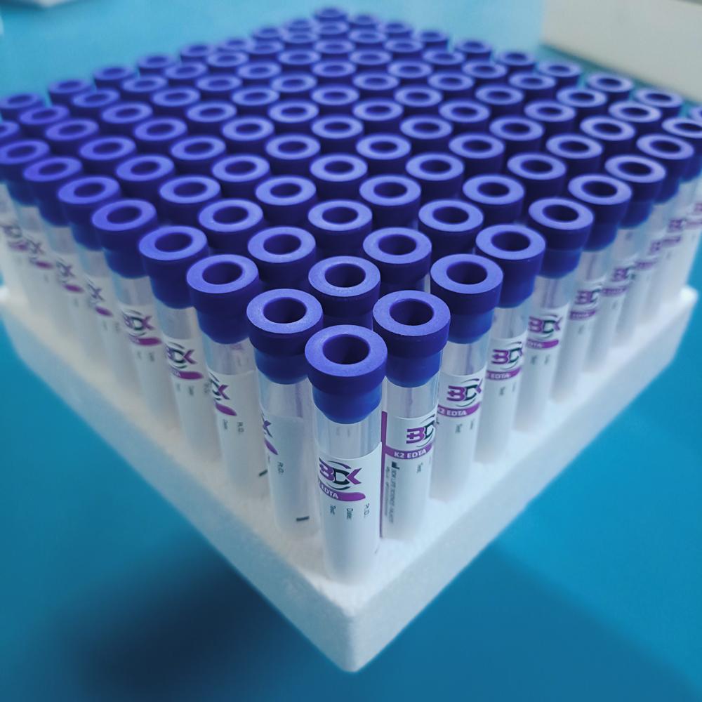 K2 EDTA SINGLE CAP BLOOD COLLECTION TUBE