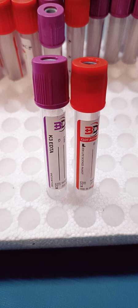 Clot Activator Vacuum Tube - Attributes: Sterilized