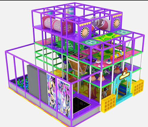 Sixteen Feet Height Soft Play Equipment - Color: Multiple