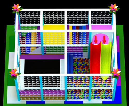 Mini Soft Play Equipment - Color: Multiple