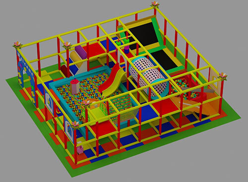 Children Slant Trampoline Soft lay Equipment