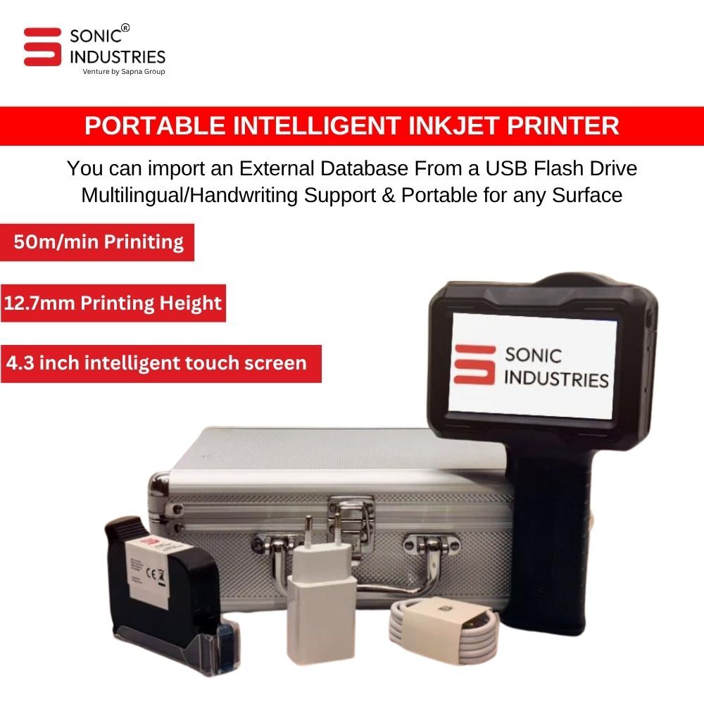 Inbuilt Encorder Printer for Date,logo,text, serial no. &  More