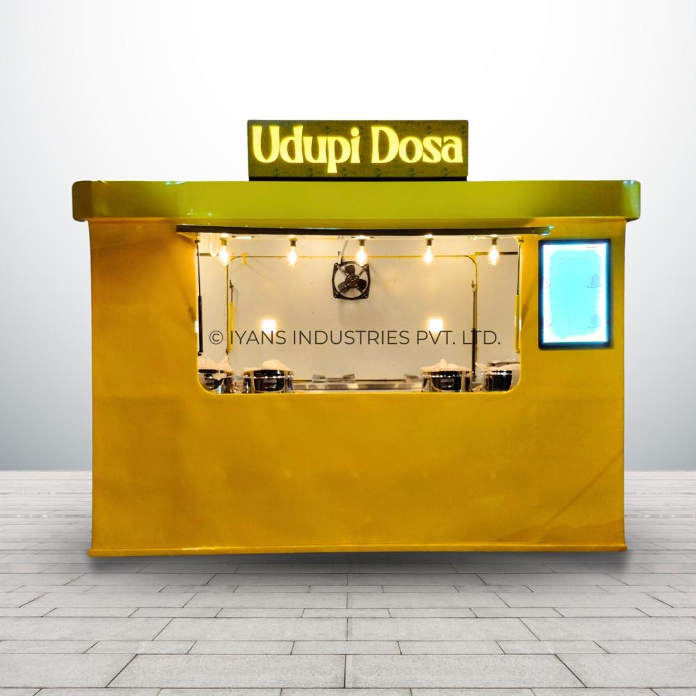 Kiosk Model Food Cart - Color: Multicolor