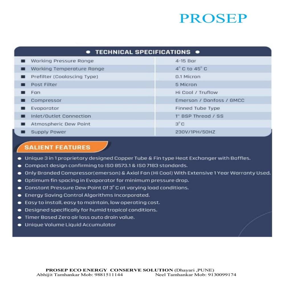 Refrigerated Air Dryer