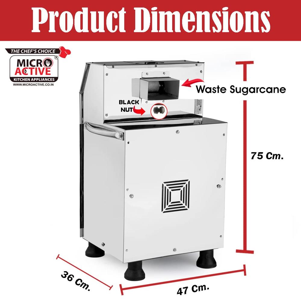 Sugarcane Juice Machine Ss-304 2hp Motor Sg - Color: Silver