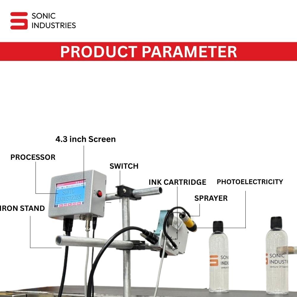 Online Inkjet Printer 4 inch Screen