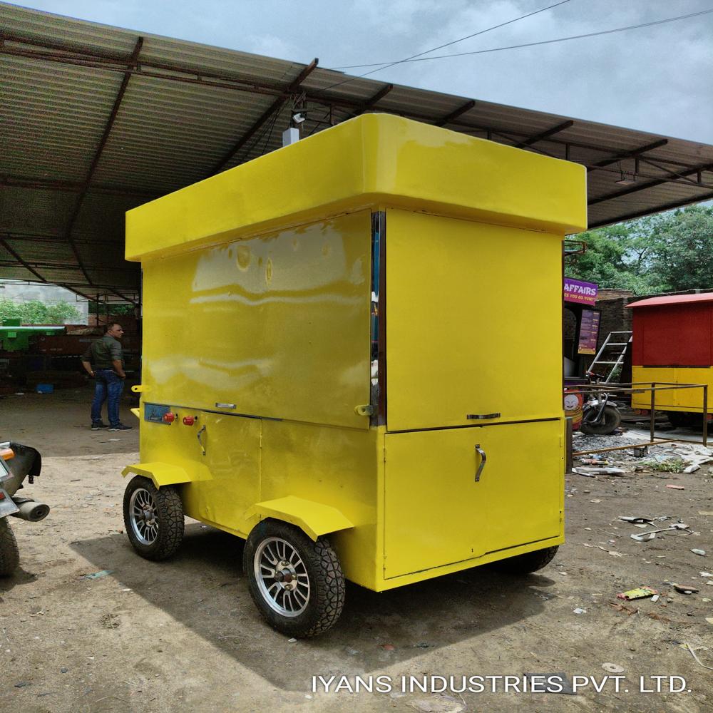 Hand Push Model Food Cart