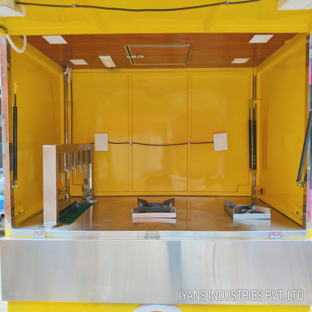 Hand Push Model Food Cart