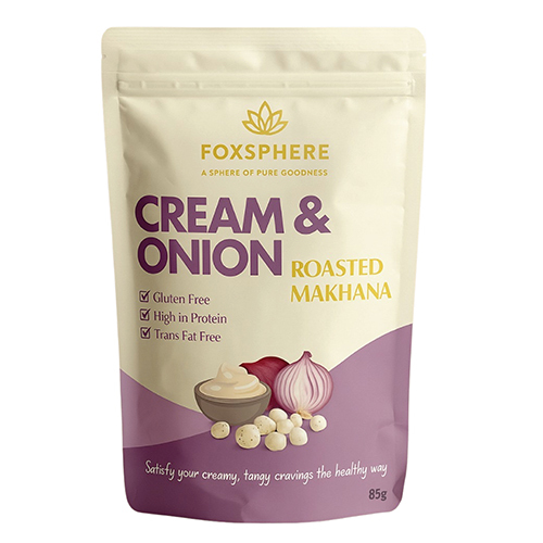 Cream And Onion Roasted Makhana - Broken (%): Nil