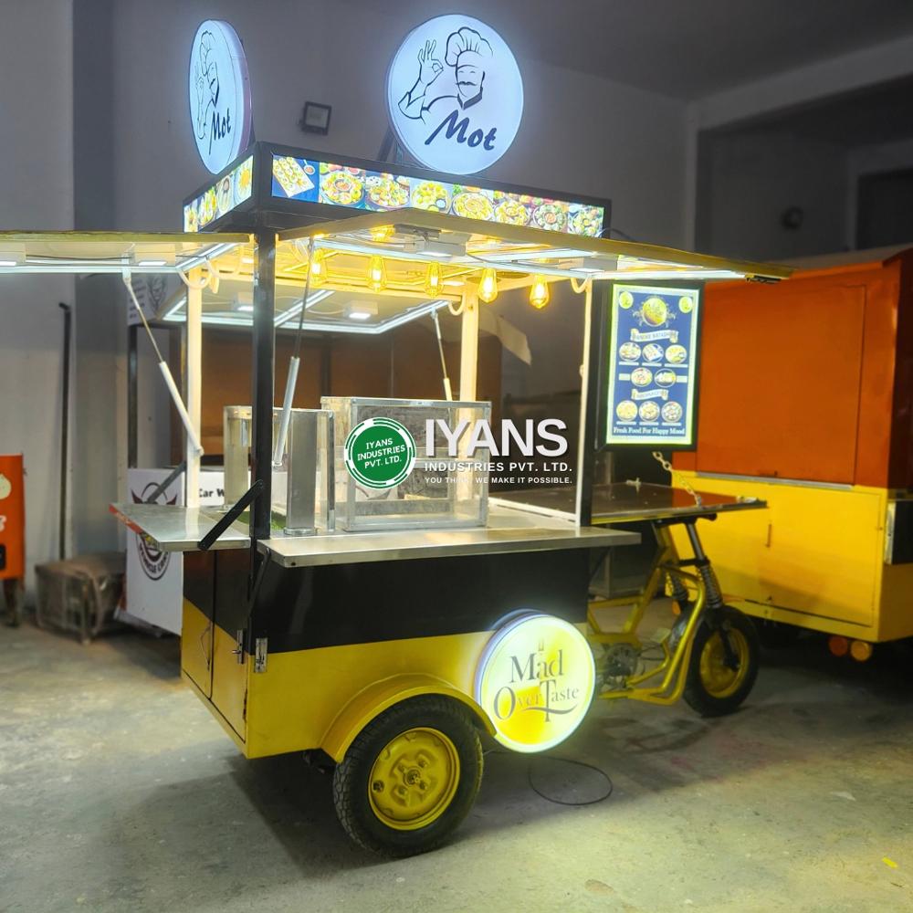 Electric Food Cart Tricycle Model