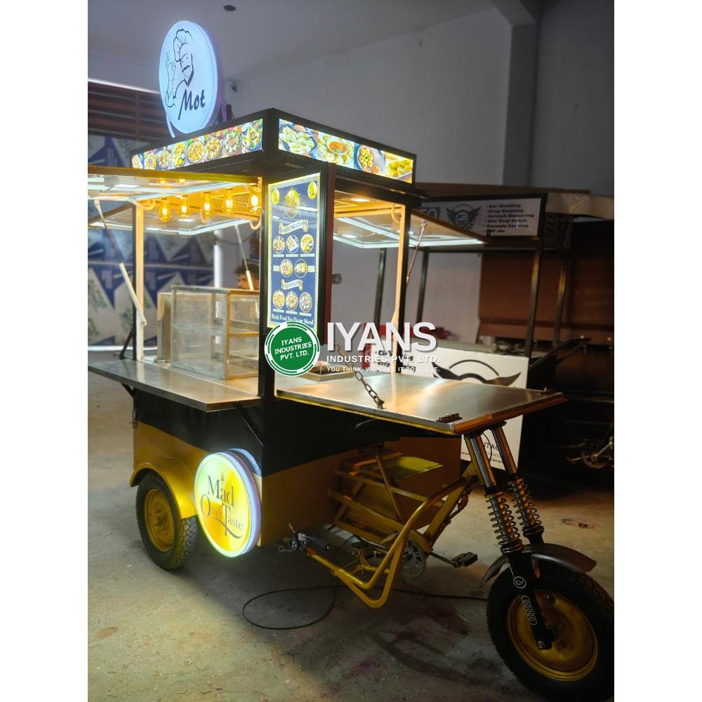 Electric Food Cart Tricycle Model