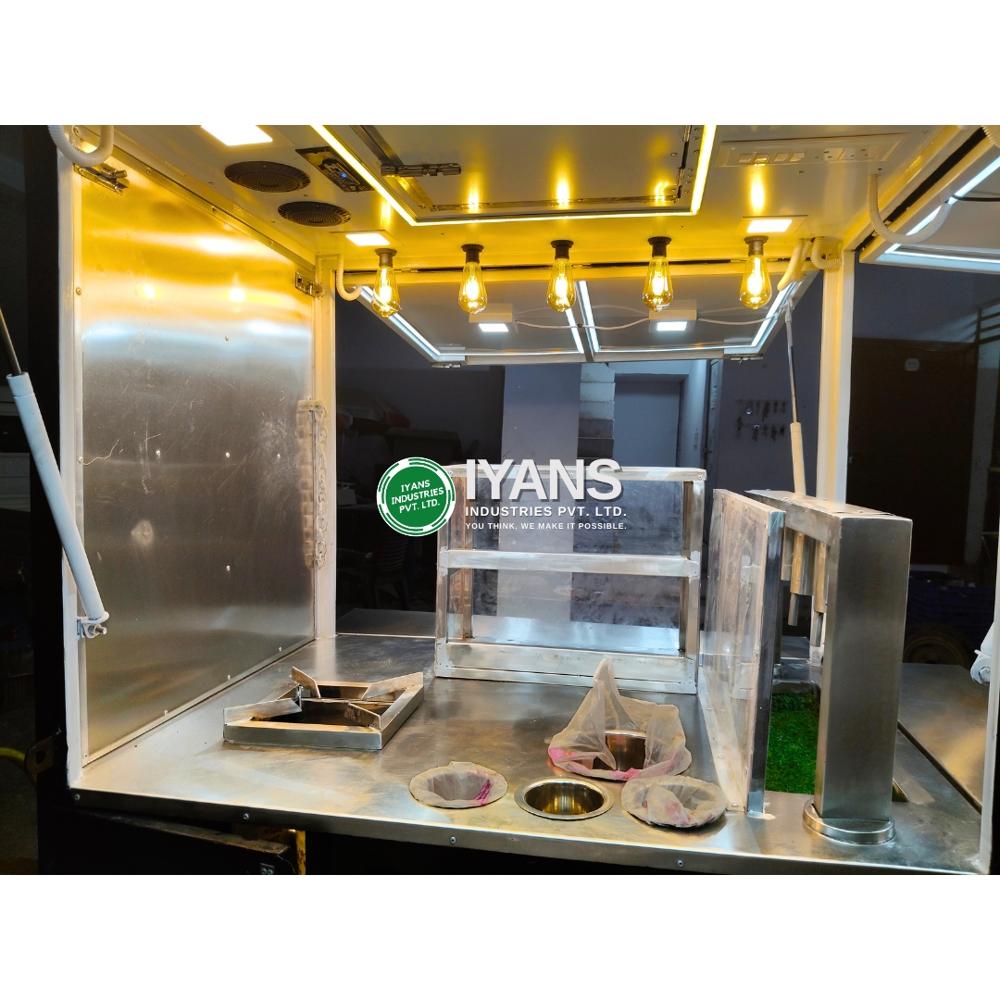 Electric Food Cart Tricycle Model