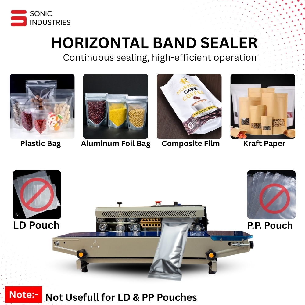 Economic band sealer mild steel body