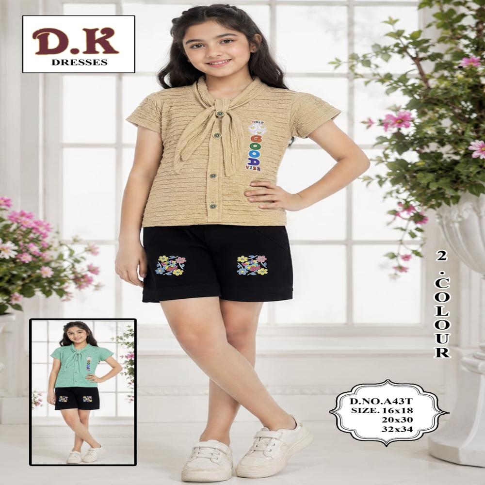 213D Kids Printed Top And Pant Set - Color: Multicolor