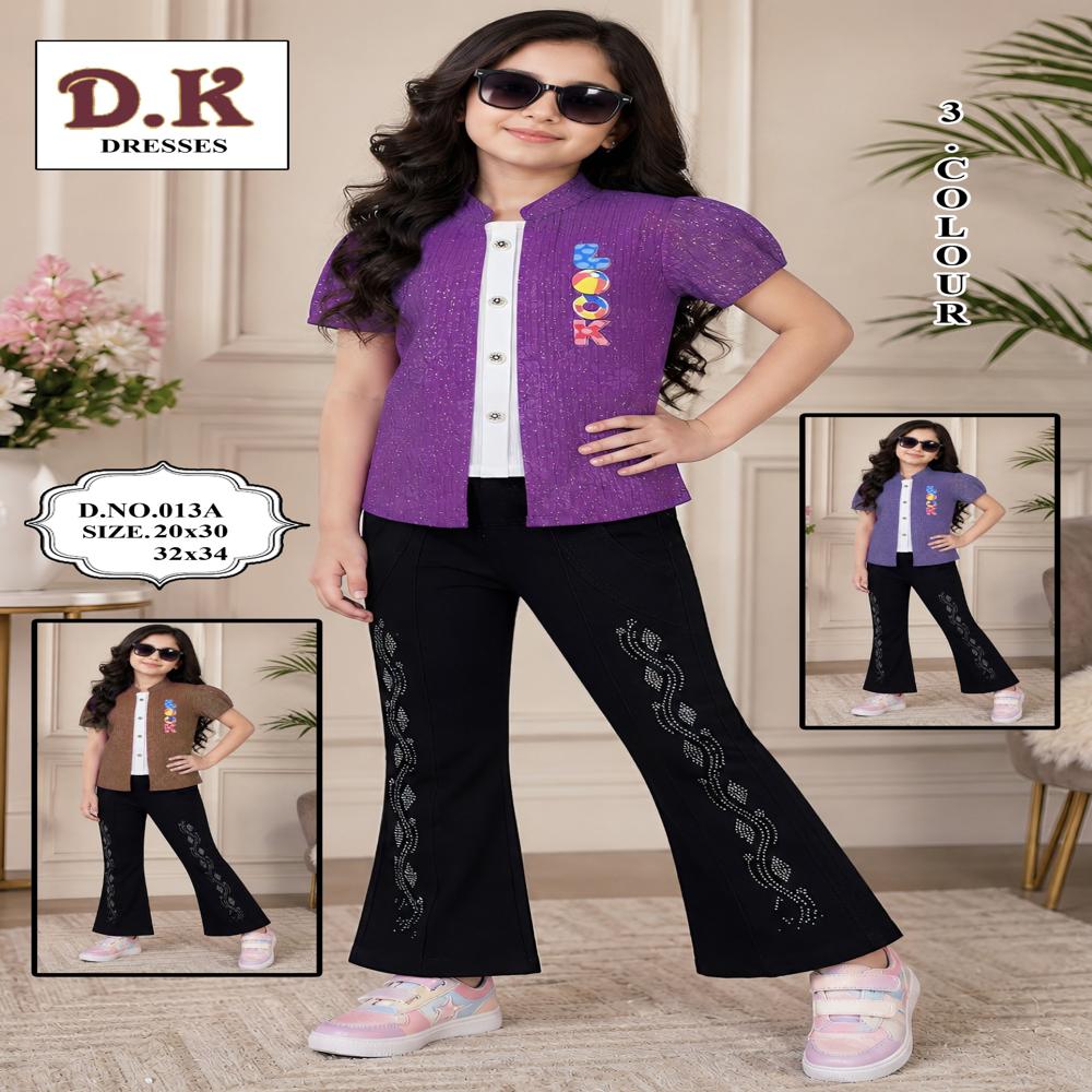 276K Fancy Top And Pant Set - Color: Multicolor