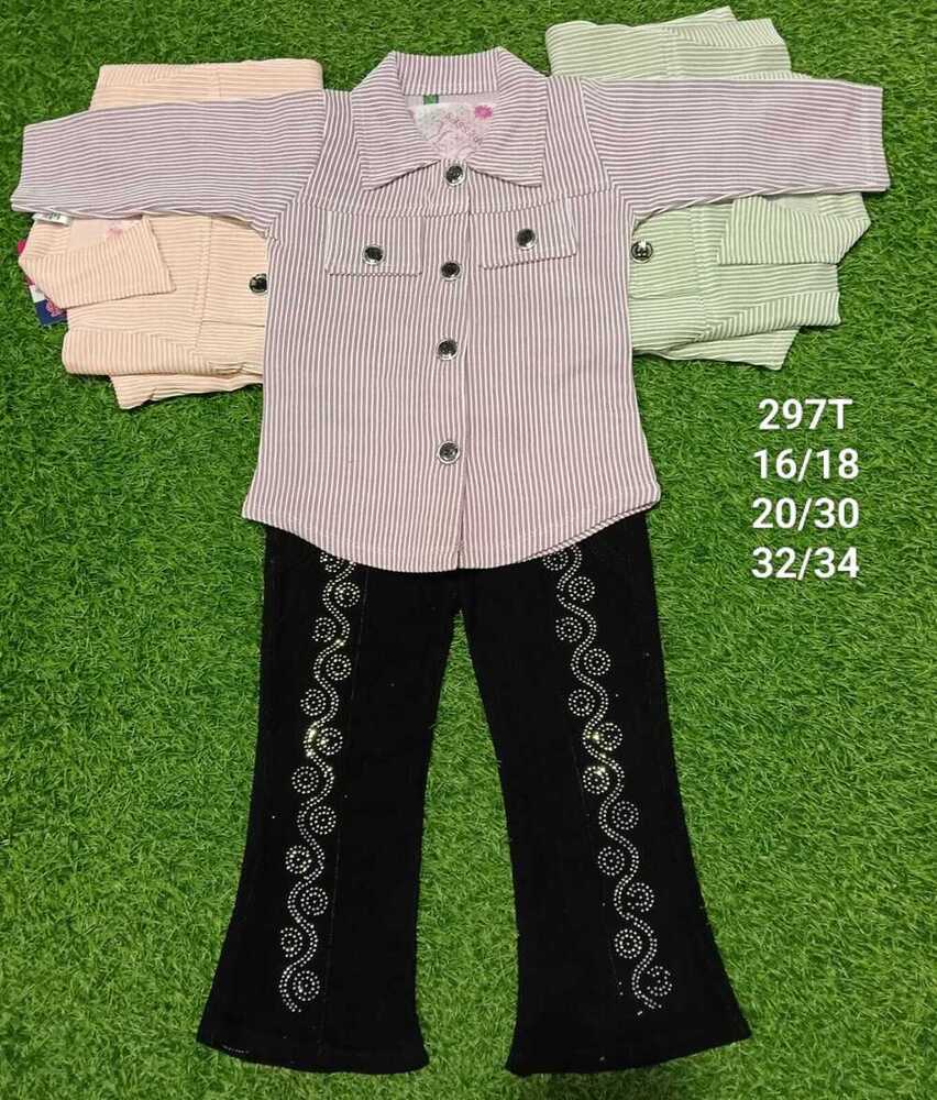 297T Designer Top And Pant Set - Age Group: Kids