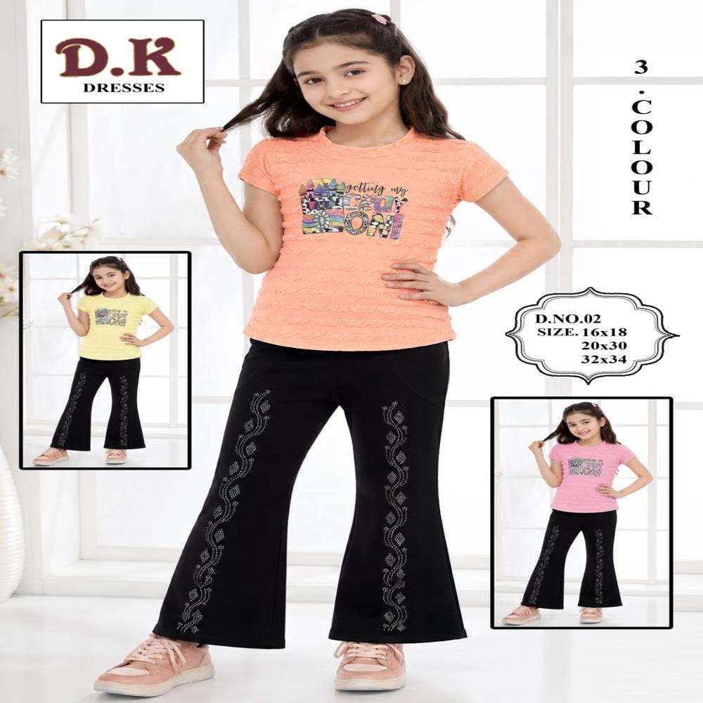 269 Stylish Top And Pant Set - Age Group: Kids