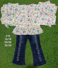 270 Casual Wear Top And Capri Set - Age Group: Kids
