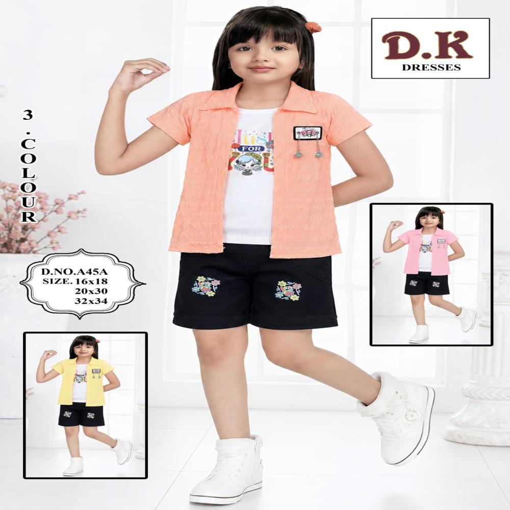 268 Trendy Top And Capri Set - Age Group: Kids