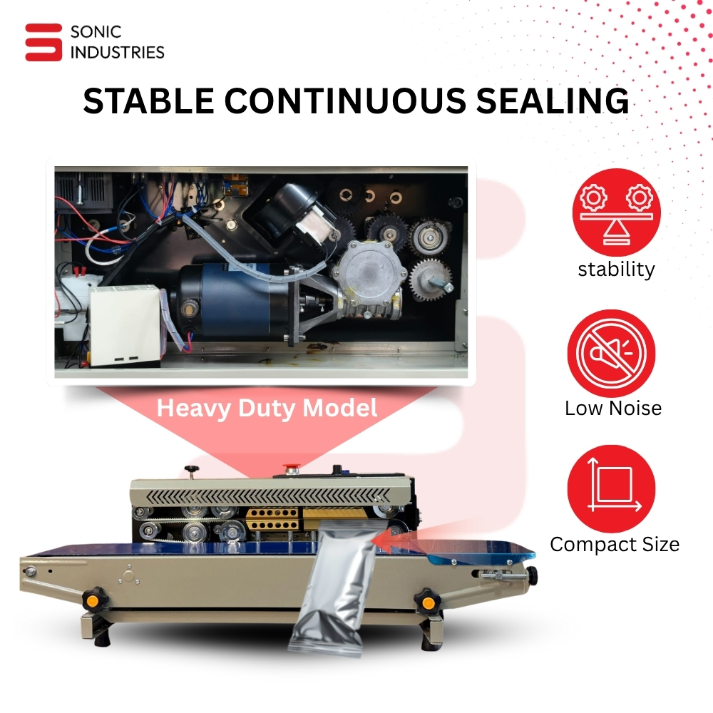 Band sealing machine mild steel body top model ( heavy duty )