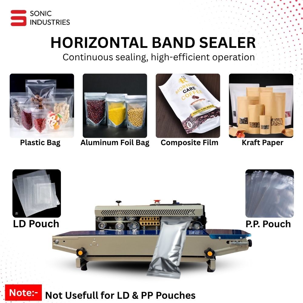 Band sealing machine mild steel body top model ( heavy duty )