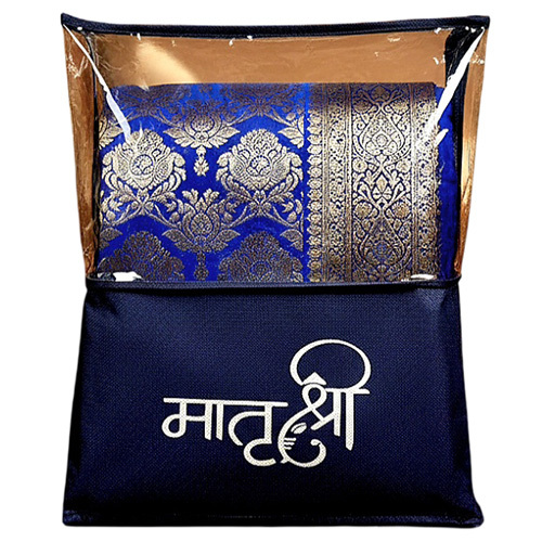 Saree Transparent Bag - Design: Plain