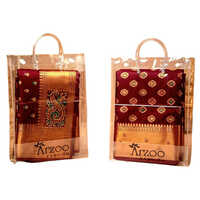 Saree Hanger Transparent Bags - Design: Plain