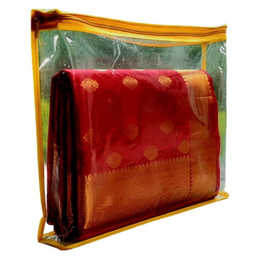 Transparent Fancy Zipper Bag - Material: Pvc