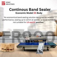 Continuous Band Sealing Machine Horizontal Stainsteel body