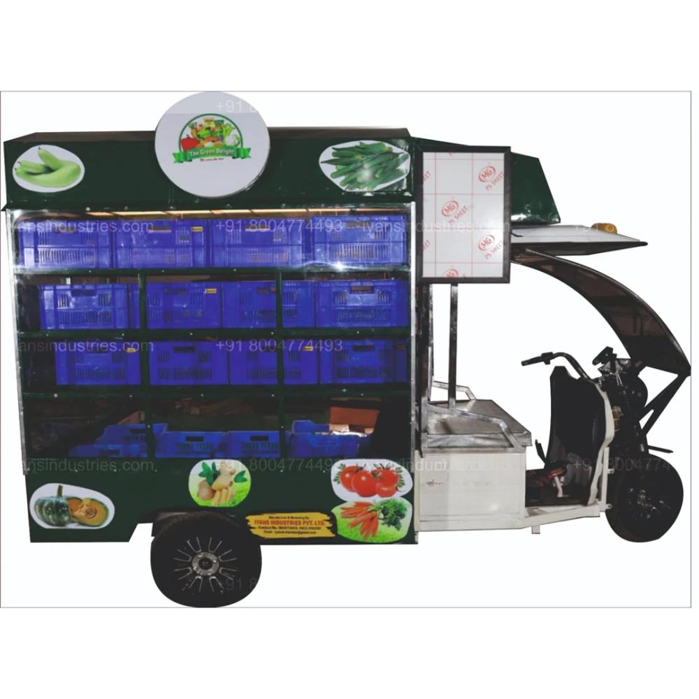 Electric Vegetable Cart - Color: Red