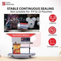 Vertical Continuous Band Sealing Machine for Food Packets Economic