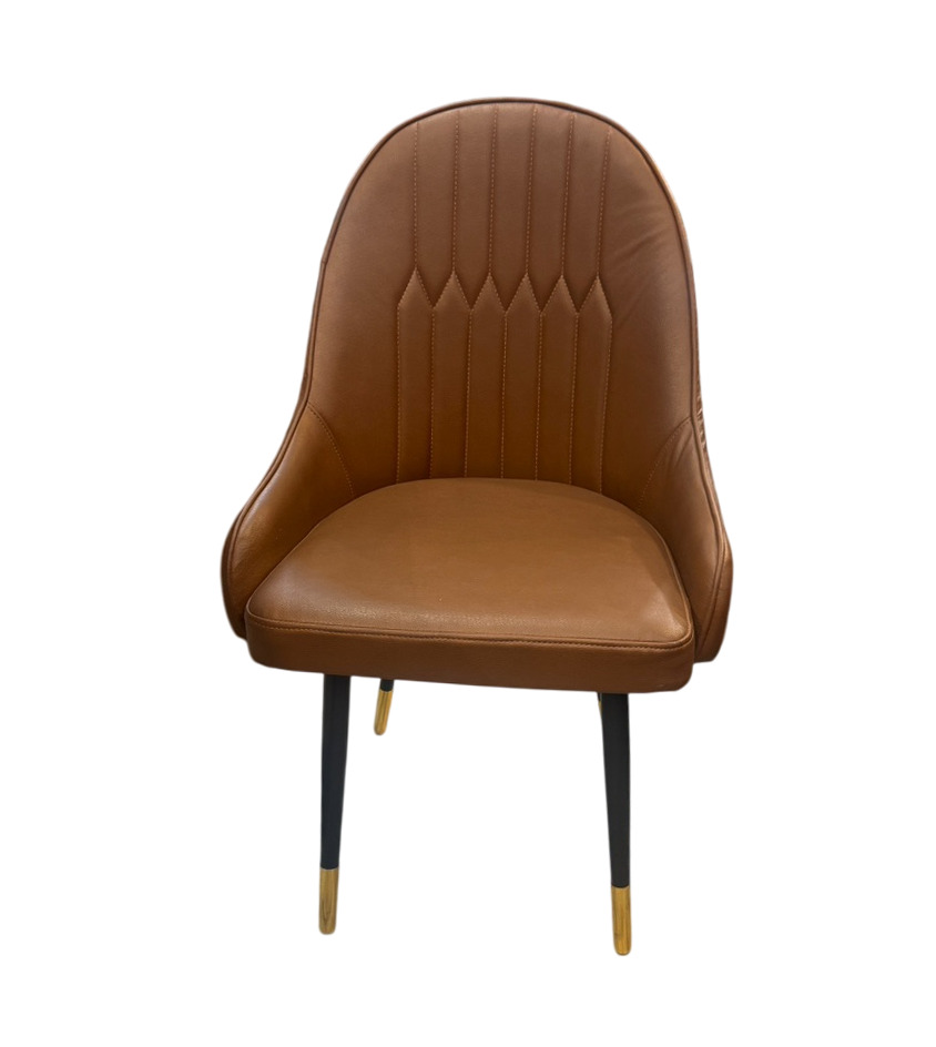 Royal Velvet Dining Chair - Color: Brown