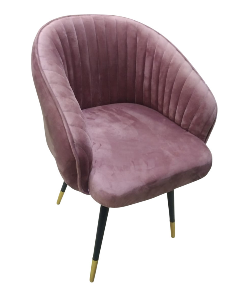 Pink Fabric Dining Chair - Application: Home